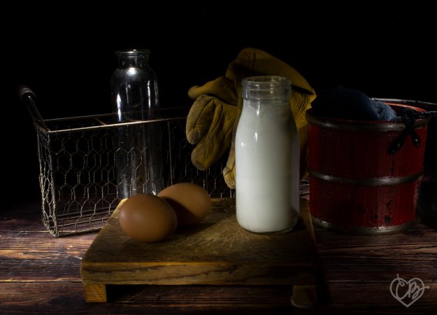 Light Painting milk by Christie Bryant