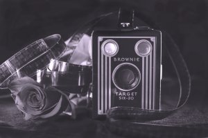 vintage video camera by christie bryant