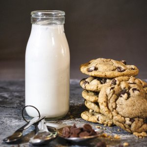 Food and Product Photography Milk and Cookies Christie Bryant