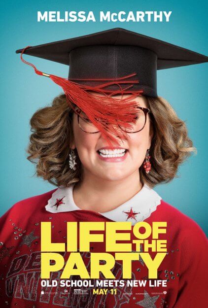 melissa mccarthy life of the party movie poster